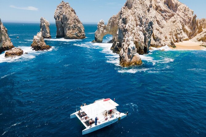3 hour Snorkeling and Catamaran in Cabo San Lucas - Stop by the Arch of Cabo: photos, pelicans, sea lions, and Land’s End views