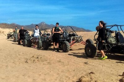 Cabo Dune Buggy- The Off Road Adventure - Included safety gear and why it helps on a windy ride