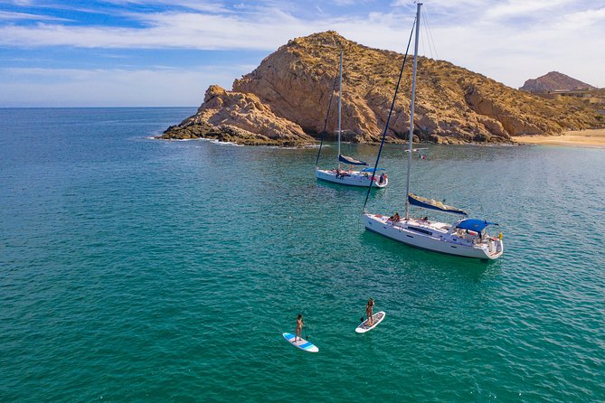 Los Cabos Luxury Sailing, Snorkel and Lunch Cruise - What happens after you swim: paddleboards and sandy breaks