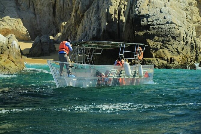 Tour to Arch in the only Clear Boat in Cabo Cruise Hotel PICKUP! - Price and the Real Extras: What $15.53 Covers, What Costs Extra